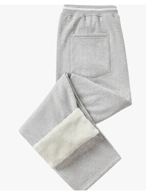 Mens 3XL Sweatpants with Zipper Pockets Soft Fleece Lined Drawstring Waist